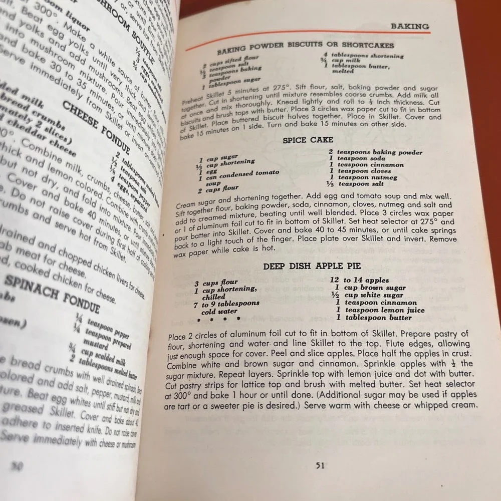 Vintage 1954 Presto Automatic Electric Skillet Recipe Book Instruction Manual